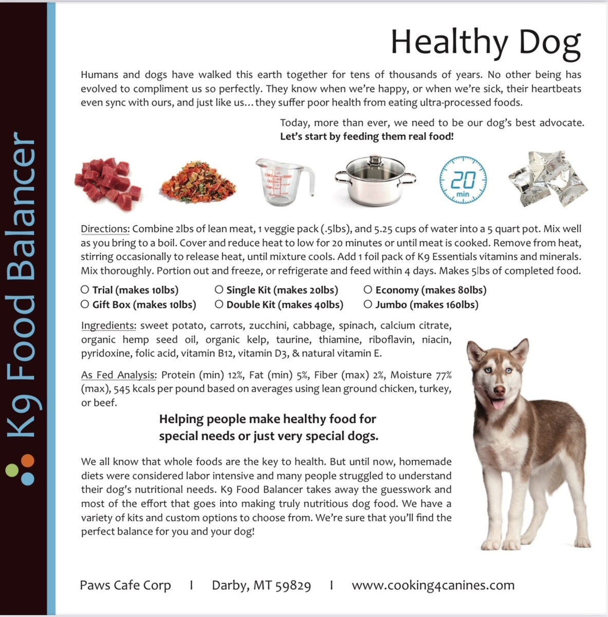 Healthy Dog – Cooking4Canines