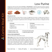 Load image into Gallery viewer, Low Purine | Canine Meal Kit