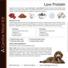 Load image into Gallery viewer, Low Protein | Canine Meal Kit
