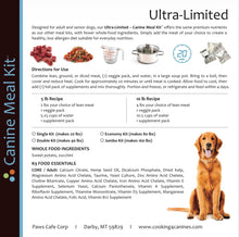 Load image into Gallery viewer, Ultra-Limited | Canine Meal Kit