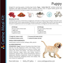Load image into Gallery viewer, Puppy | Canine Meal Kit