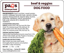 Load image into Gallery viewer, Paws Fresh Foods  - (16) 2-pound packs